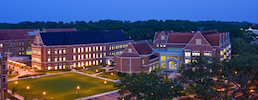 fsu college of medicine arial view at night