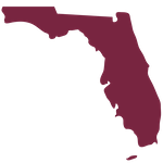 outline of the state of florida